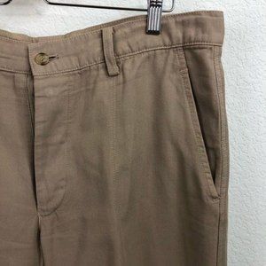 Issey Miyake Men Khaki Utility Seamed Trousers Button Fly